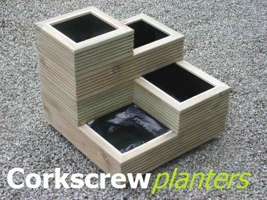 Corkscrew Planters